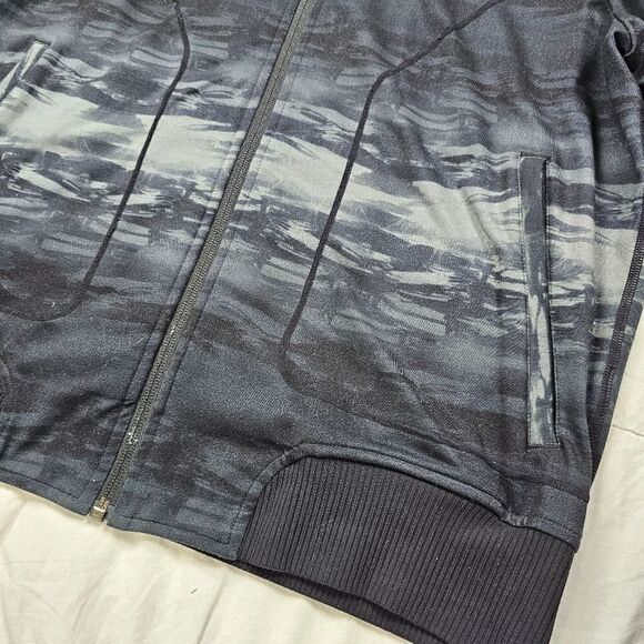 Athleta Grey and Black Full Zip Long Sleeve Jacket Women's Size Large - Picture 3 of 10